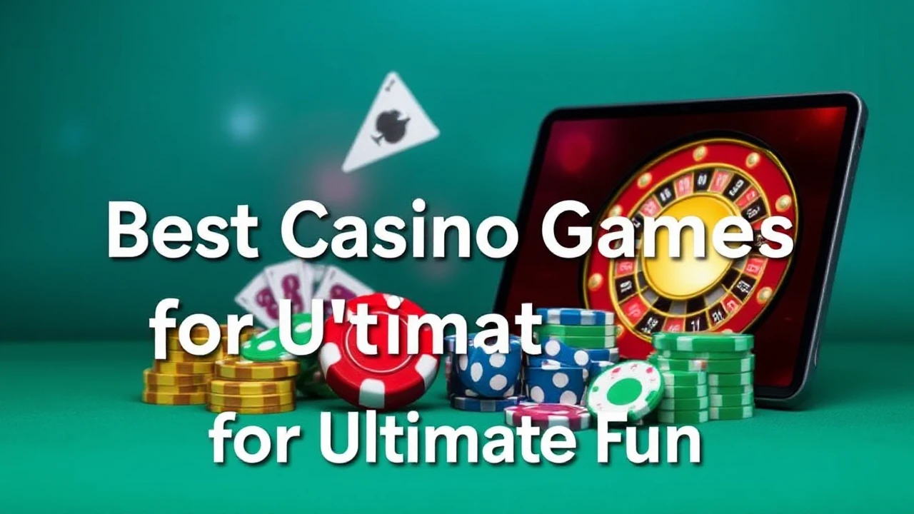 Advice on Picking the Best Casino Games for Ultimate Fun