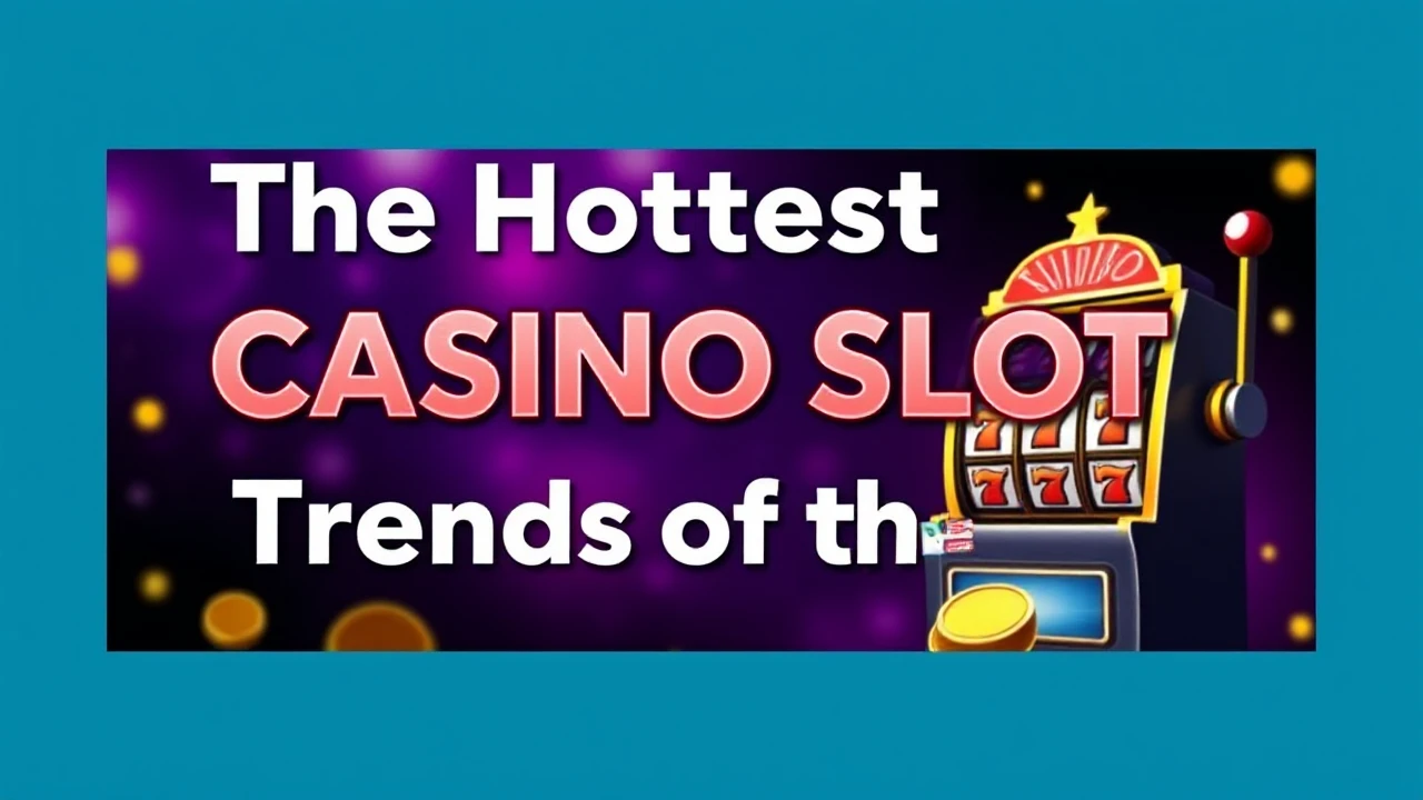 The Hottest Casino Slot Trends of the Year