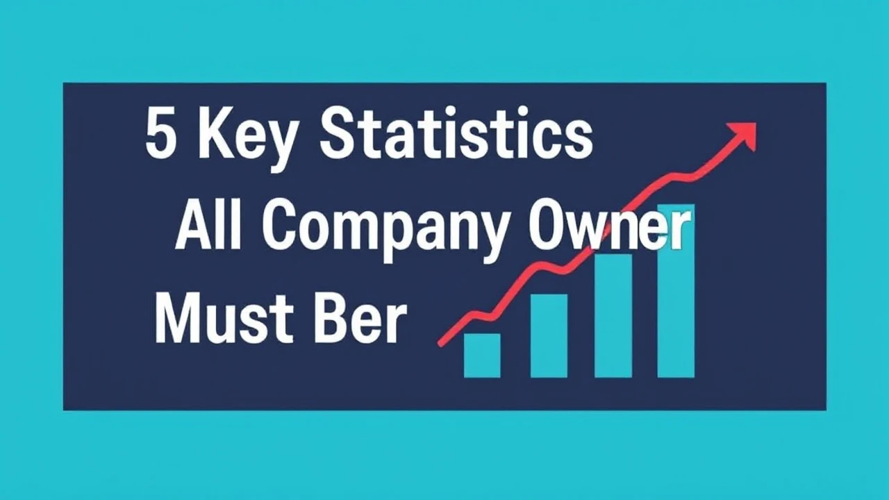 5 Key Statistics All Company Owner Must Keep an Eye On