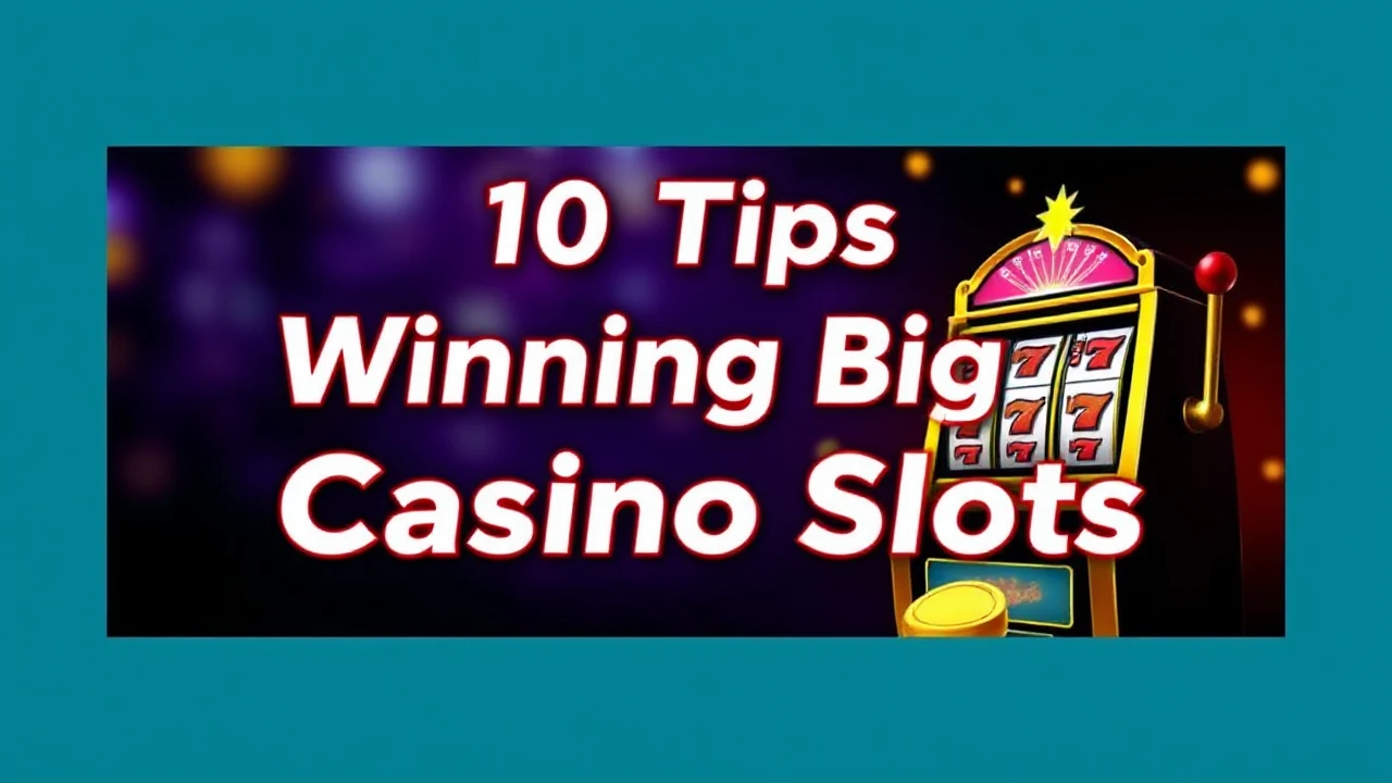 Top 10 Tips for Winning Big at Casino Slots