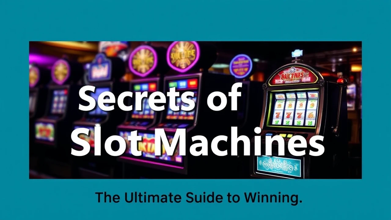Unveiling the Secrets of Slot Machines: The Ultimate Guide to Winning