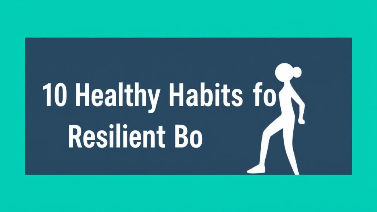 Effective 10 Healthy Habits for a Resilient Body and Mind