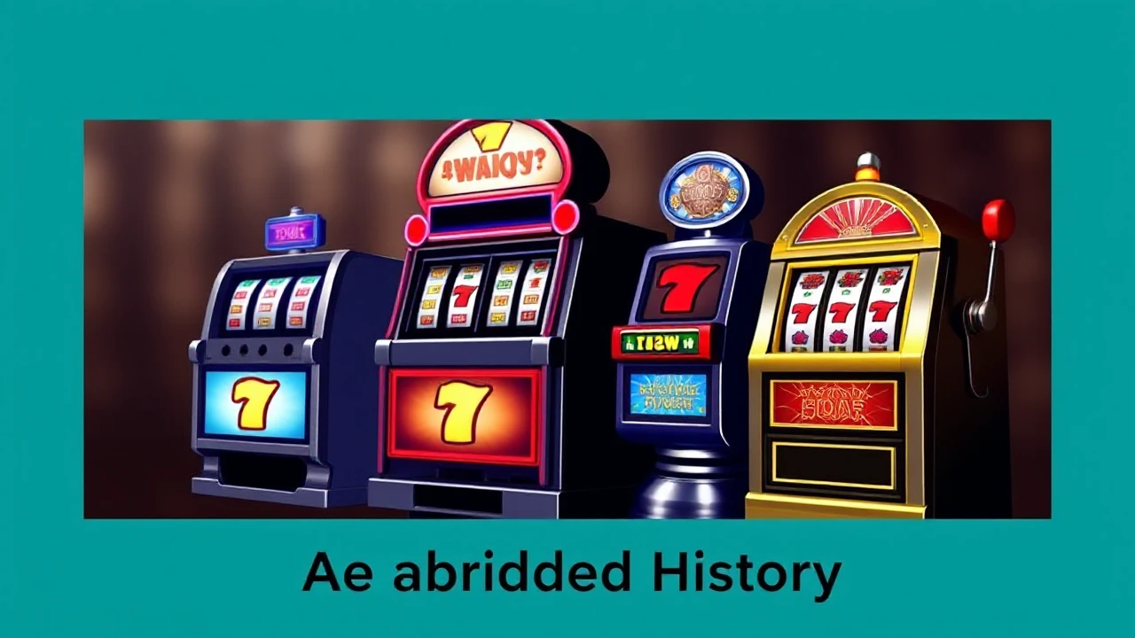 The Evolution of Slot Games: An Abridged History