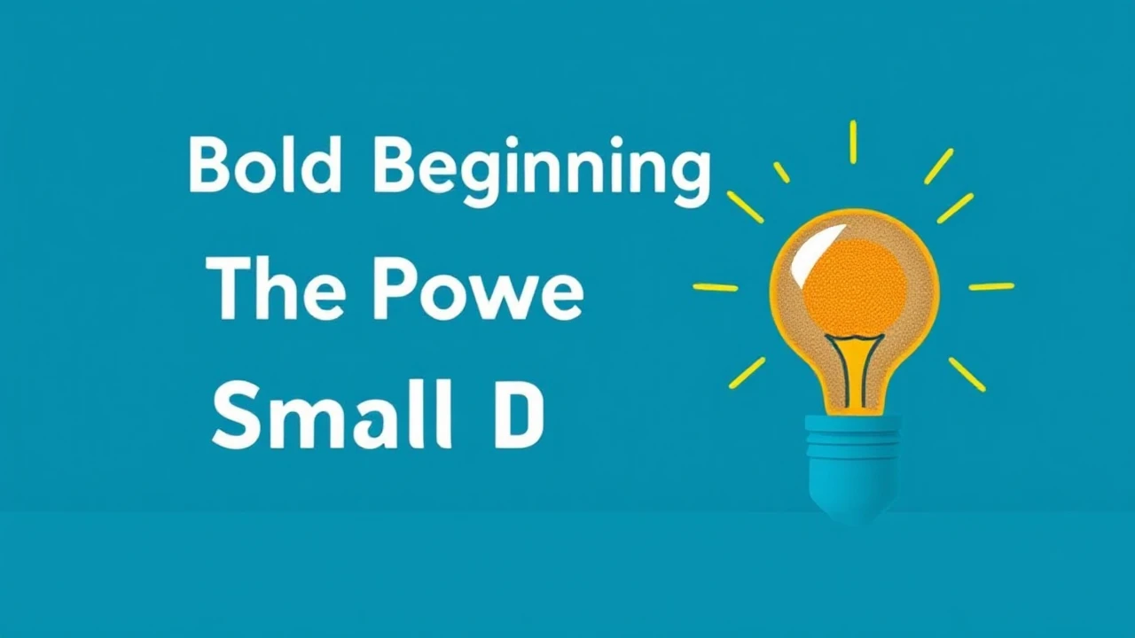 Bold Beginnings: The Power of Starting a Small Business