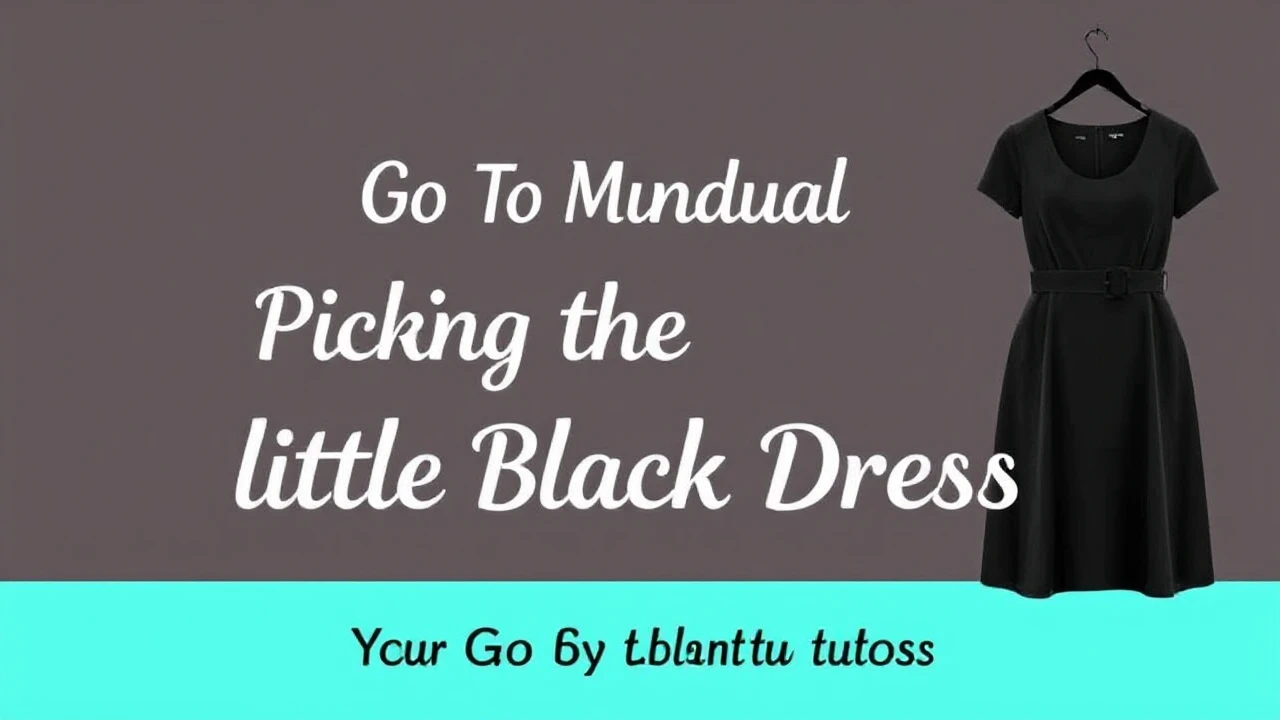 Your Go-To Manual of Picking the Ultimate Little Black Dress