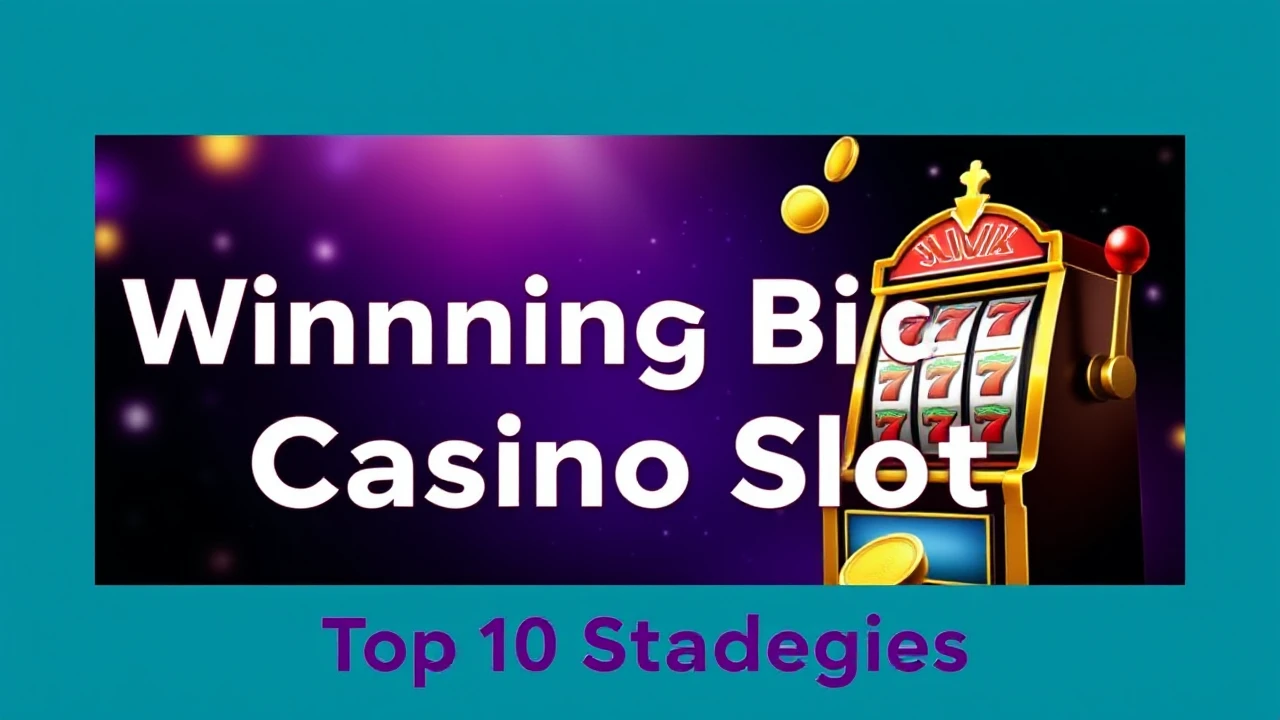 Mastering the Art of Winning Big at Casino Slots: Top 10 Strategies