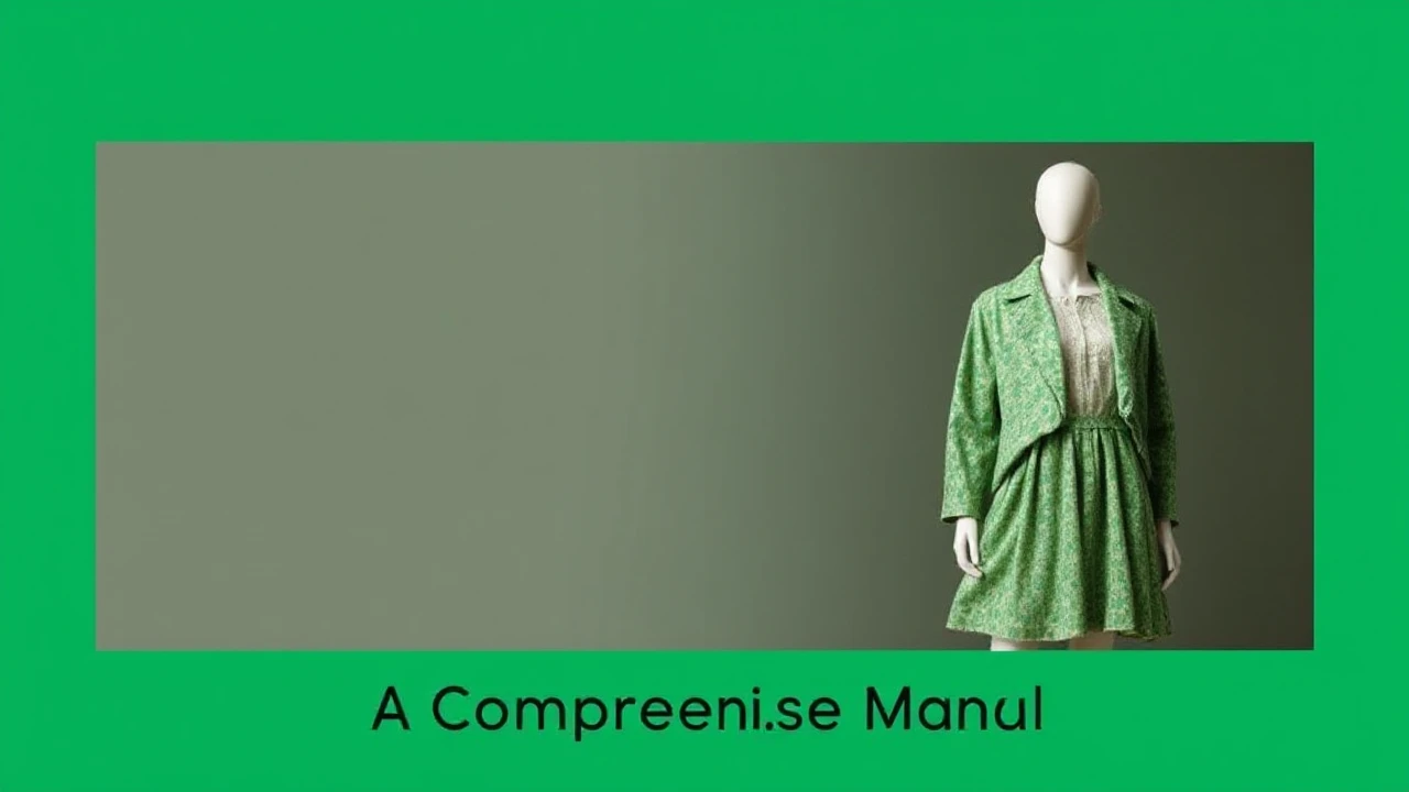 The Emergence of Green Fashion: A Comprehensive Manual