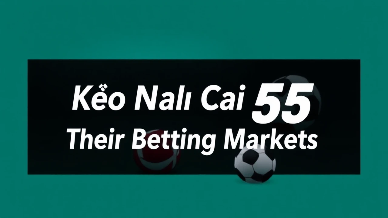 Kèo Nhà Cái 55: A Closer Look at Their Betting Markets