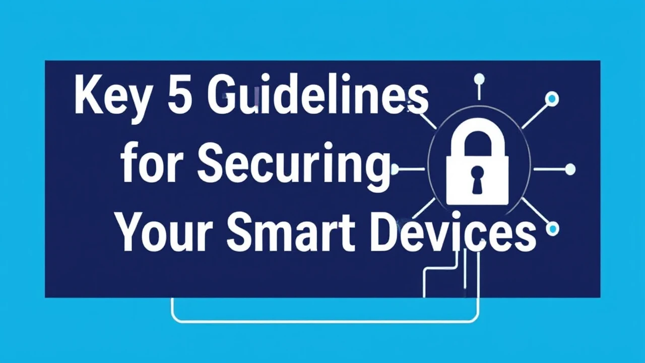 Key 5 Guidelines for Securing Your Smart Devices