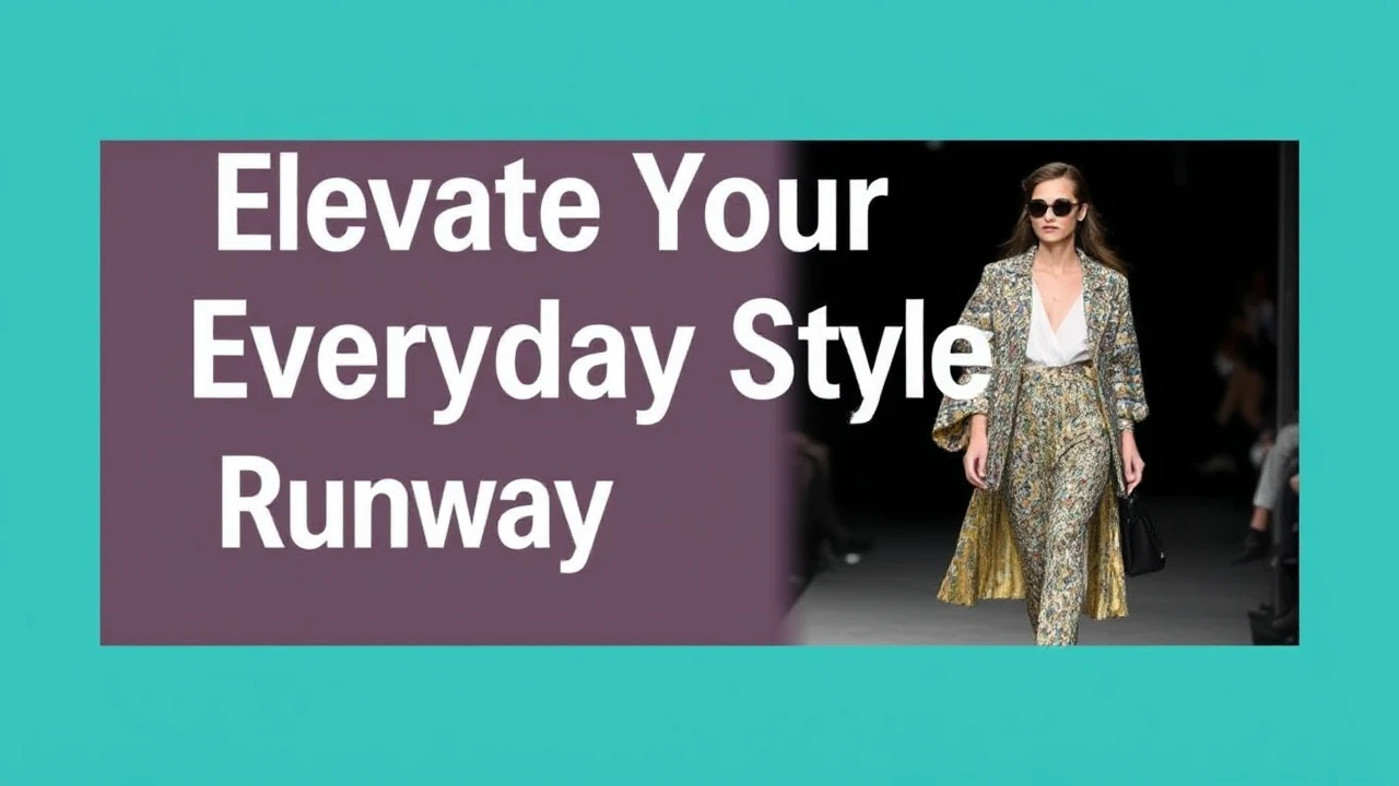 Elevate Your Everyday Style with Runway Inspiration