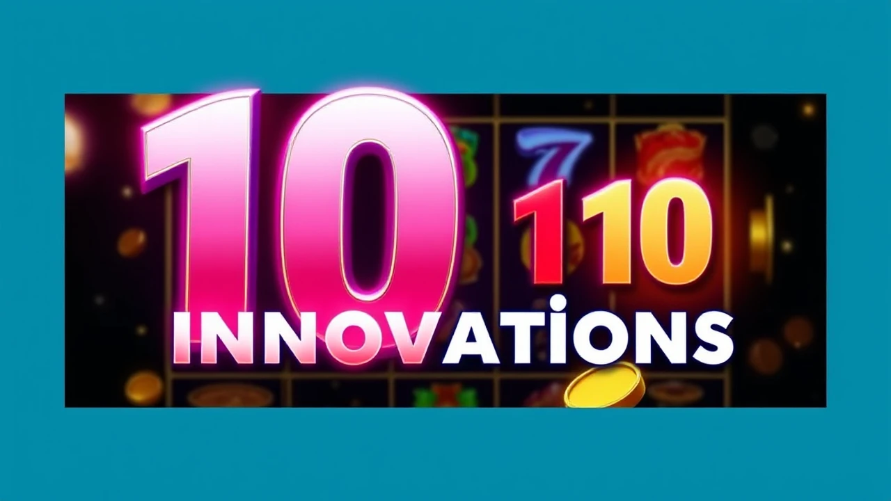 Revolutionizing the Industry: The Top 10 Slot Game Innovations