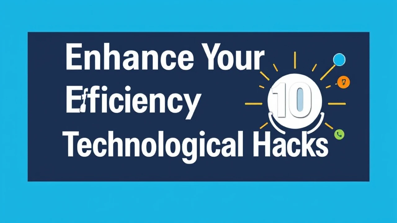 Enhance Your Efficiency with These 10 Technological Hacks