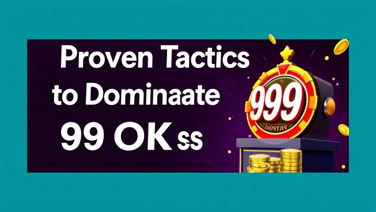 Proven Tactics to Dominate 99OK Jackpots