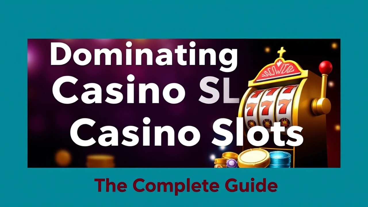 Dominating Casino Slots: The Complete Guide
