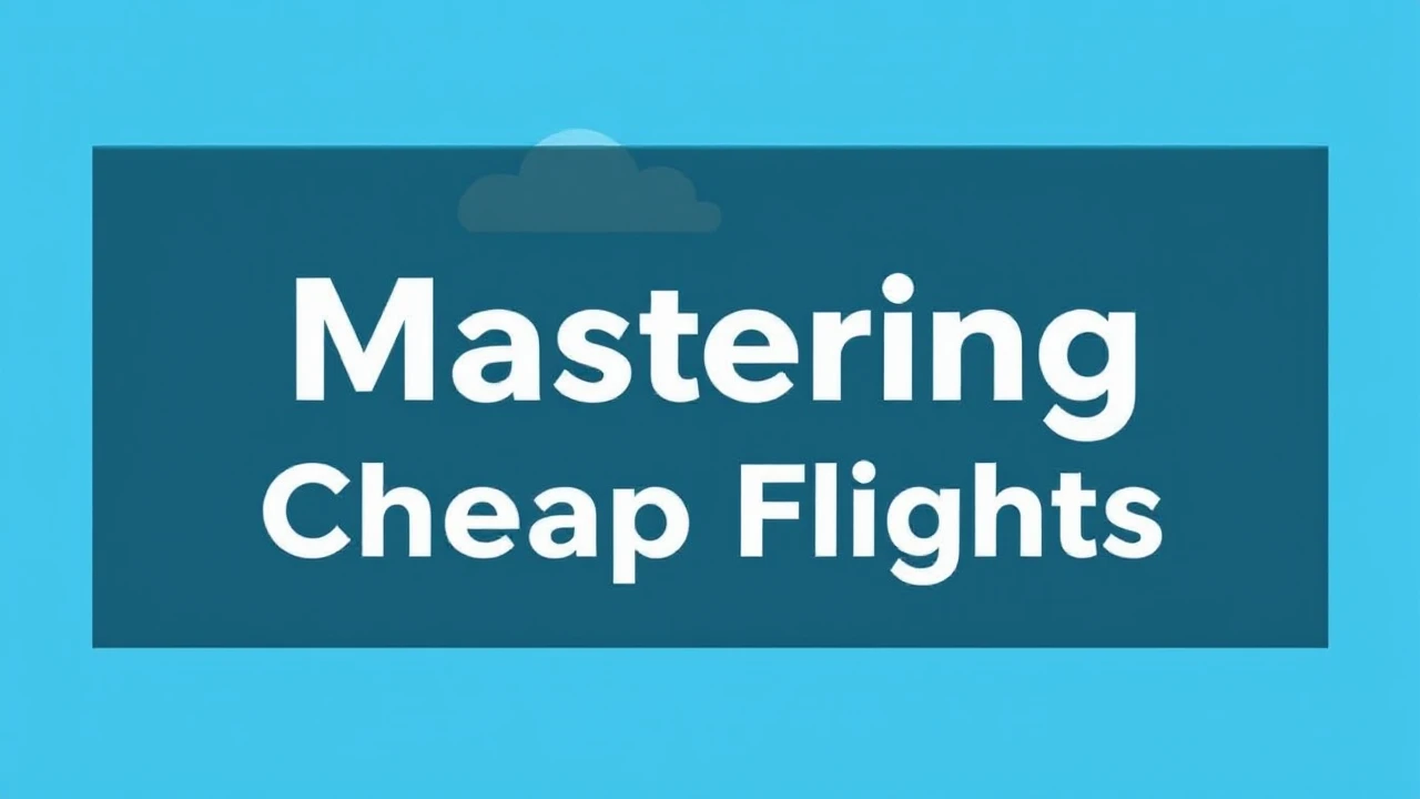 Expert Tips on Scoring Deals: Mastering Cheap Flights