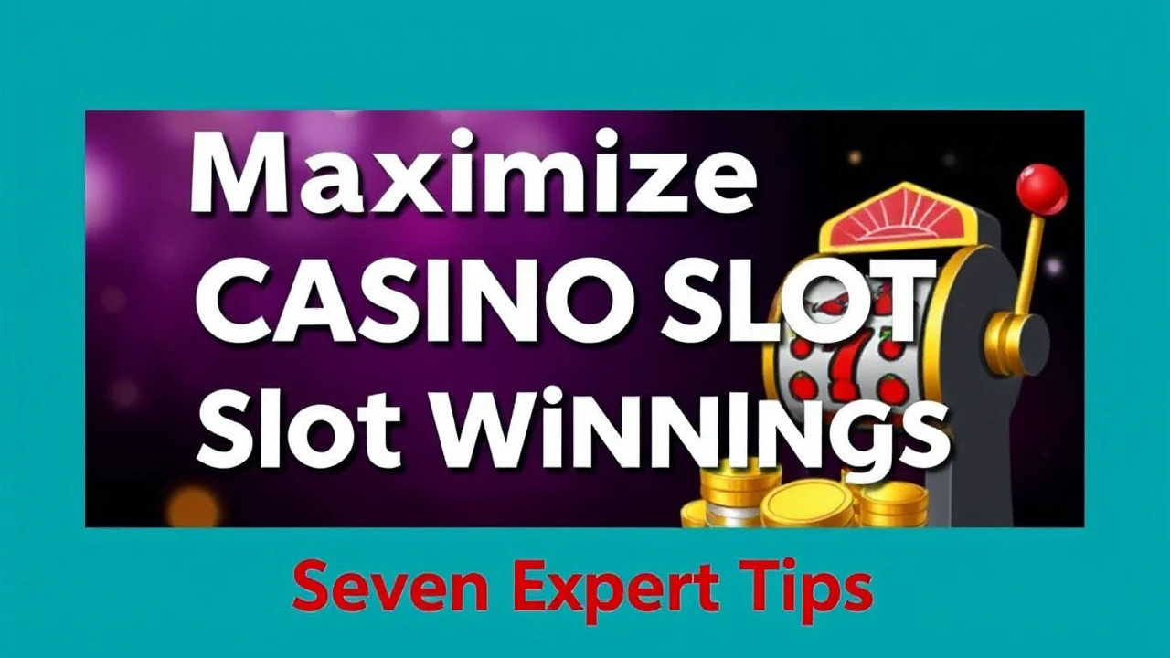 Maximize Your Casino Slot Winnings: Seven Expert Tips