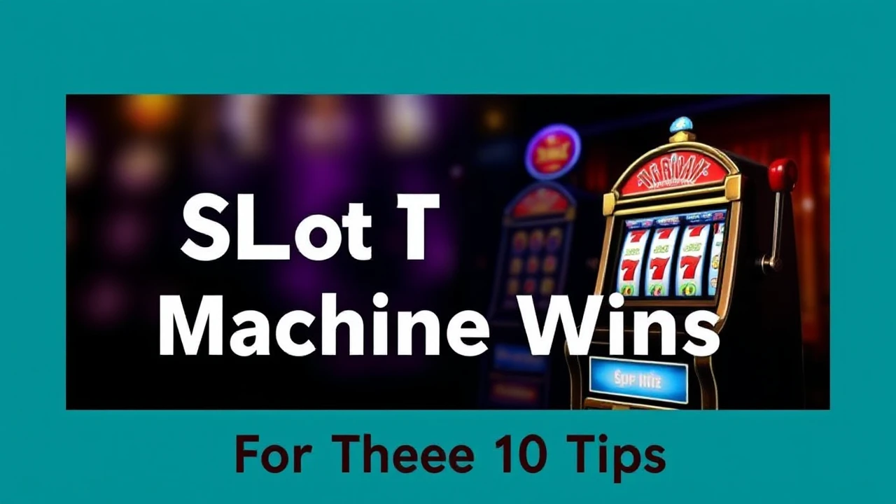 Enhance Your Slot Machine Wins with These 10 Tips