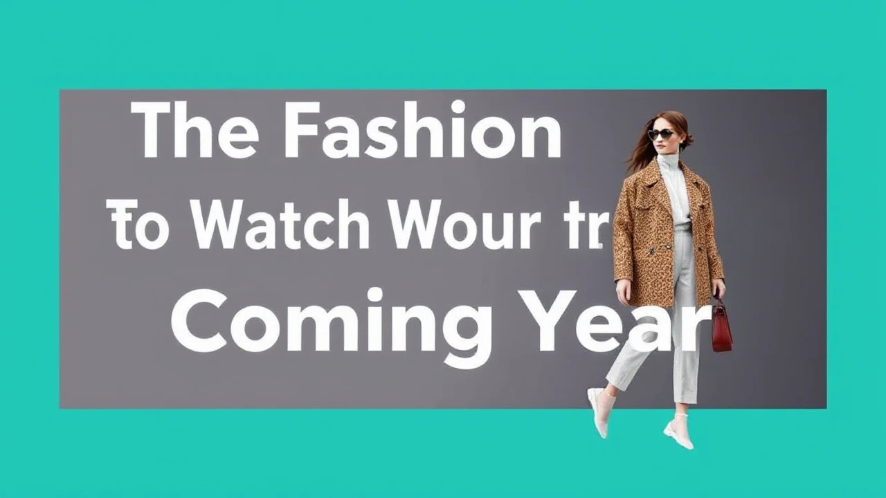 The Fashion Trends to Watch Out for in the Coming Year