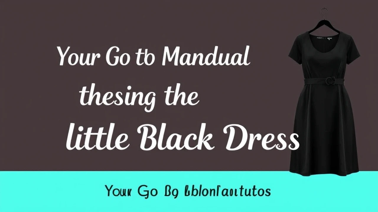 Your Go-To Manual of Choosing the Ultimate Little Black Dress