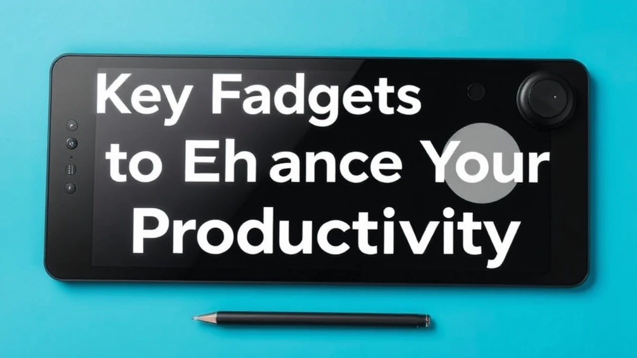 Key Gadgets to Enhance Your Productivity