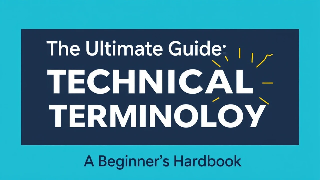 The Ultimate Guide Technical Terminology: A Beginner's Handbook