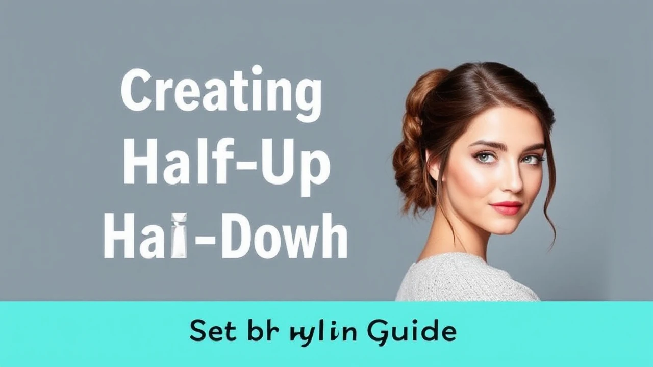 Step-by-Step Guide: Creating a Chic Half-Up Half-Down Hairstyle