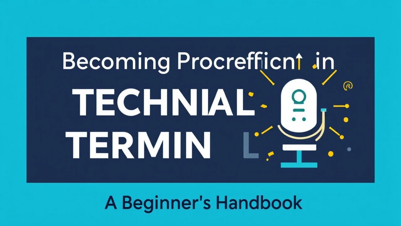 Becoming Proficient in Technical Terminology: A Beginner's Handbook
