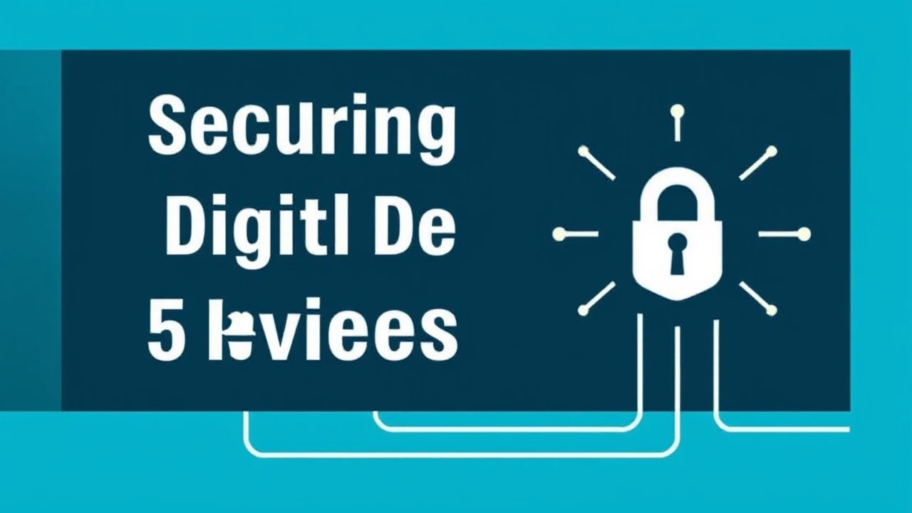 Securing Your Digital Devices: 5 Straightforward Tips