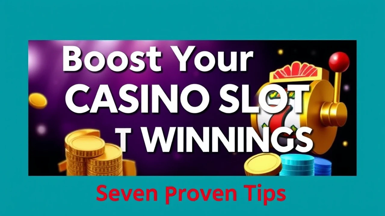 Boost Your Casino Slot Winnings: Seven Proven Tips