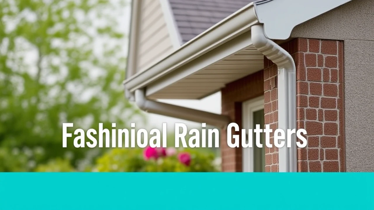 Fresh Ways to Elevate Curb Appeal with Fashionable Rain Gutters