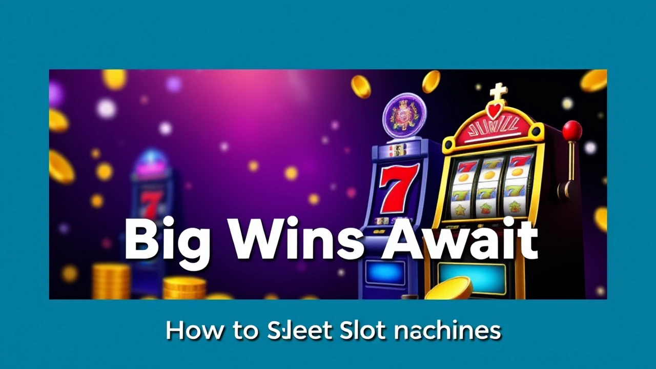 Big Wins Await: How to Select the Best Slot Machines