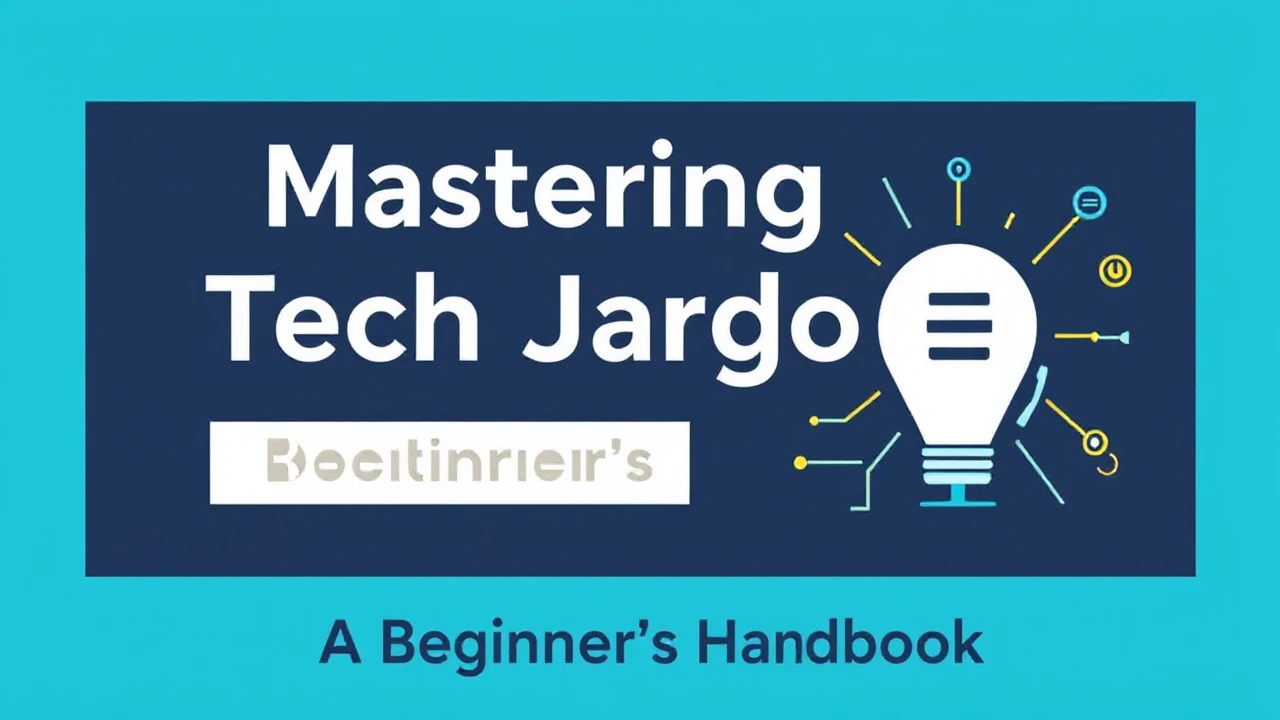 Mastering Tech Jargon: A Beginner's Handbook