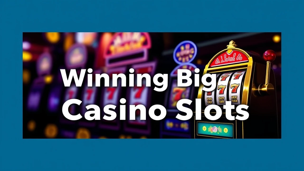 Mastering the Art of Winning Big on Casino Slots