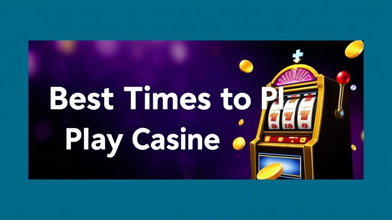 Get Lucky: Best Times to Play Casino Slots
