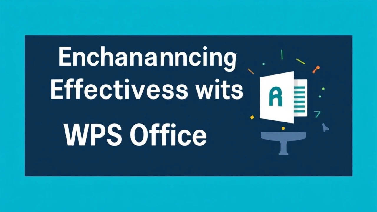 Enhancing Effectiveness with WPS Office Applications Instruments