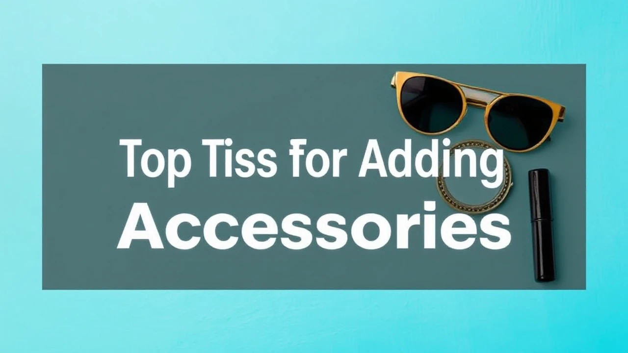 Level Up Your Outfits: Top Tips for Adding Accessories