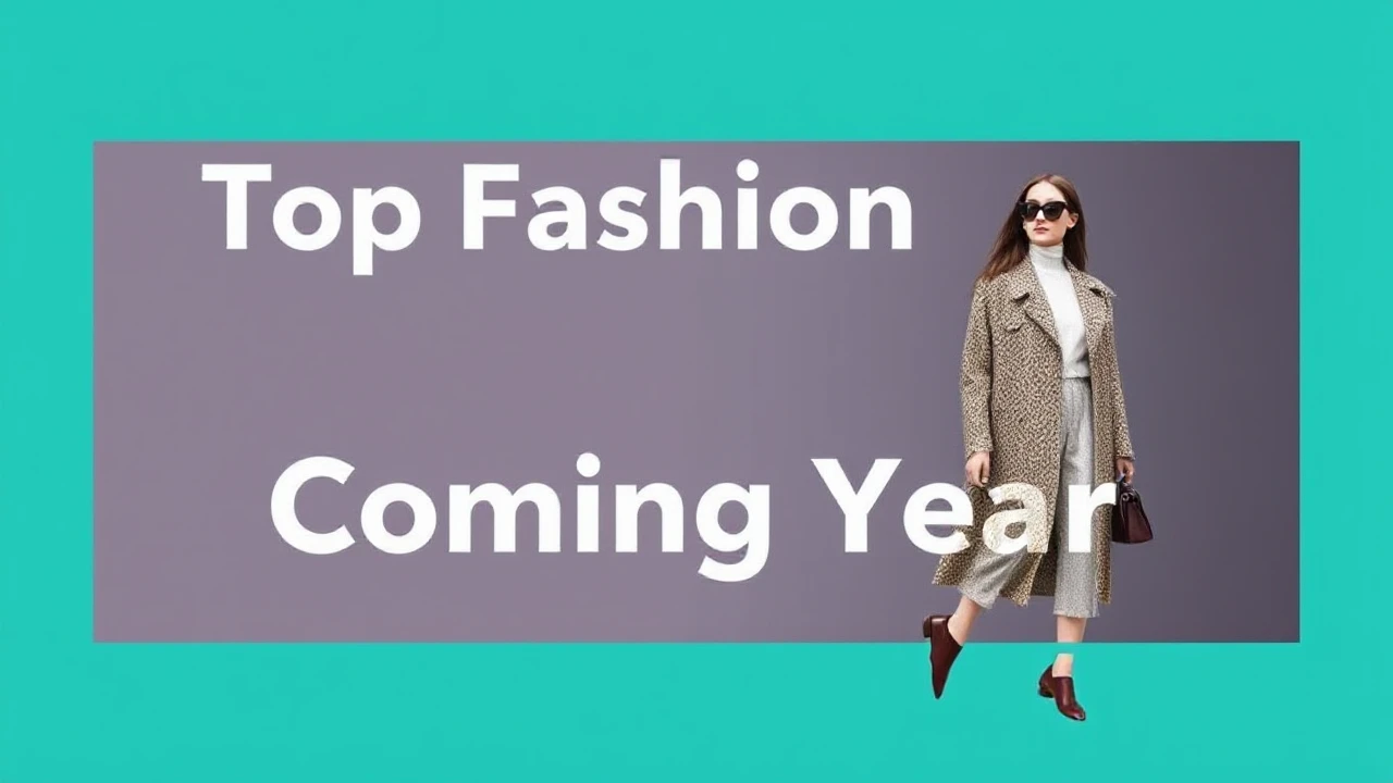 Top Fashion Trends to Keep an Eye on in the Coming Year