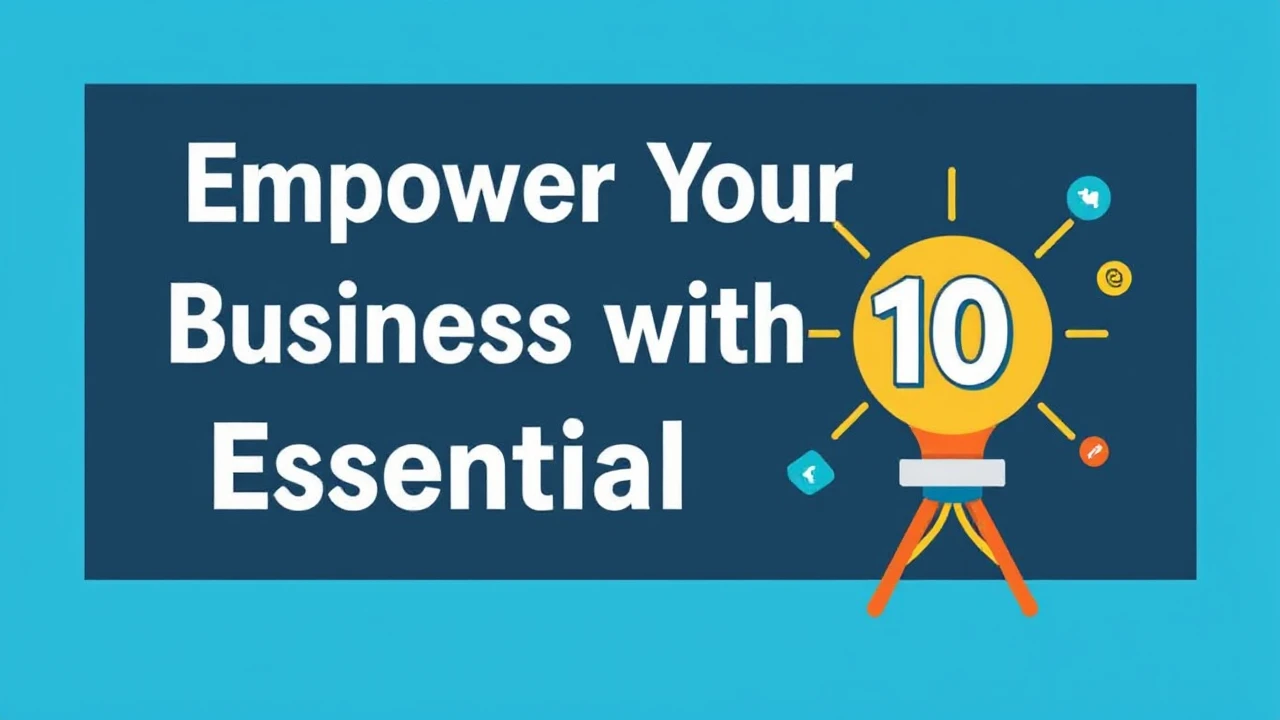 Empower Your Business with These 10 Essential Tools