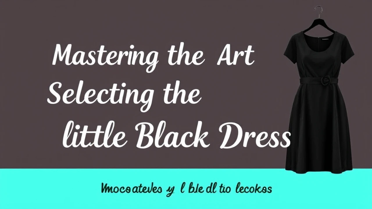 Mastering the Art of Selecting the Ultimate Little Black Dress