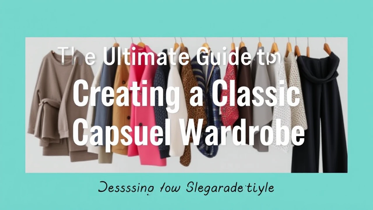 The Ultimate Guide to Creating a Classic Capsule Wardrobe
