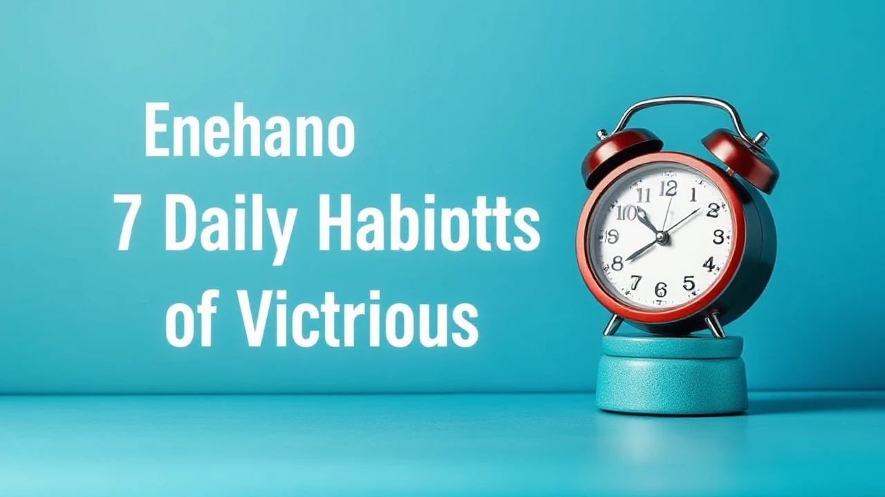 Enhancing Productivity: 7 Daily Habits of Victorious People