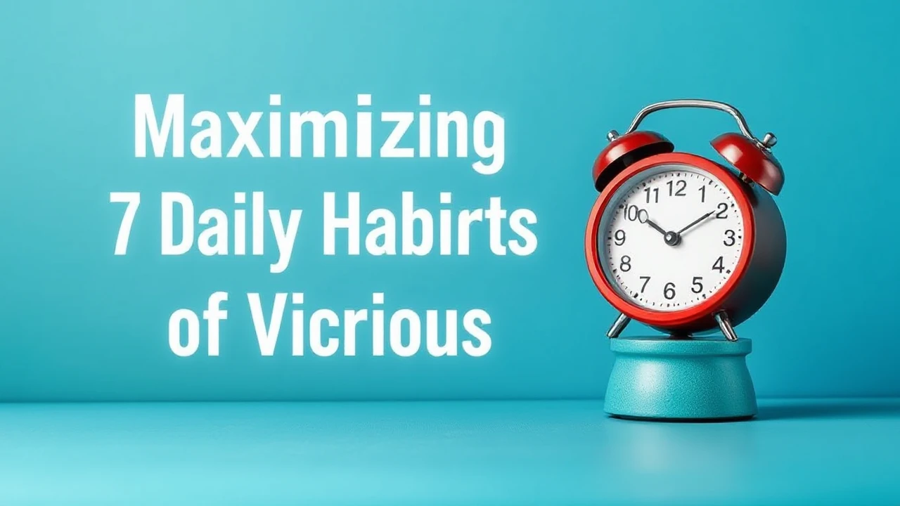 Maximizing Efficiency: 7 Daily Habits of Victorious People