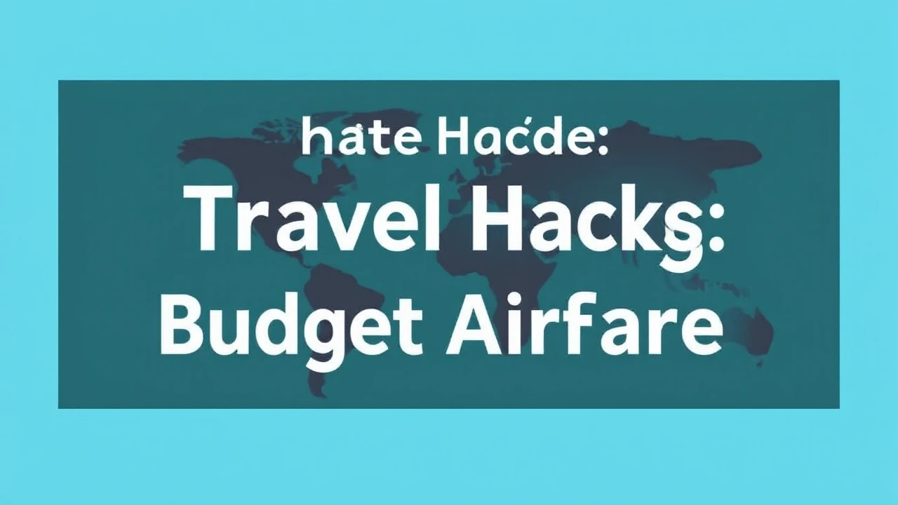 Ultimate Guide on Travel Hacks: Mastering Budget Airfare