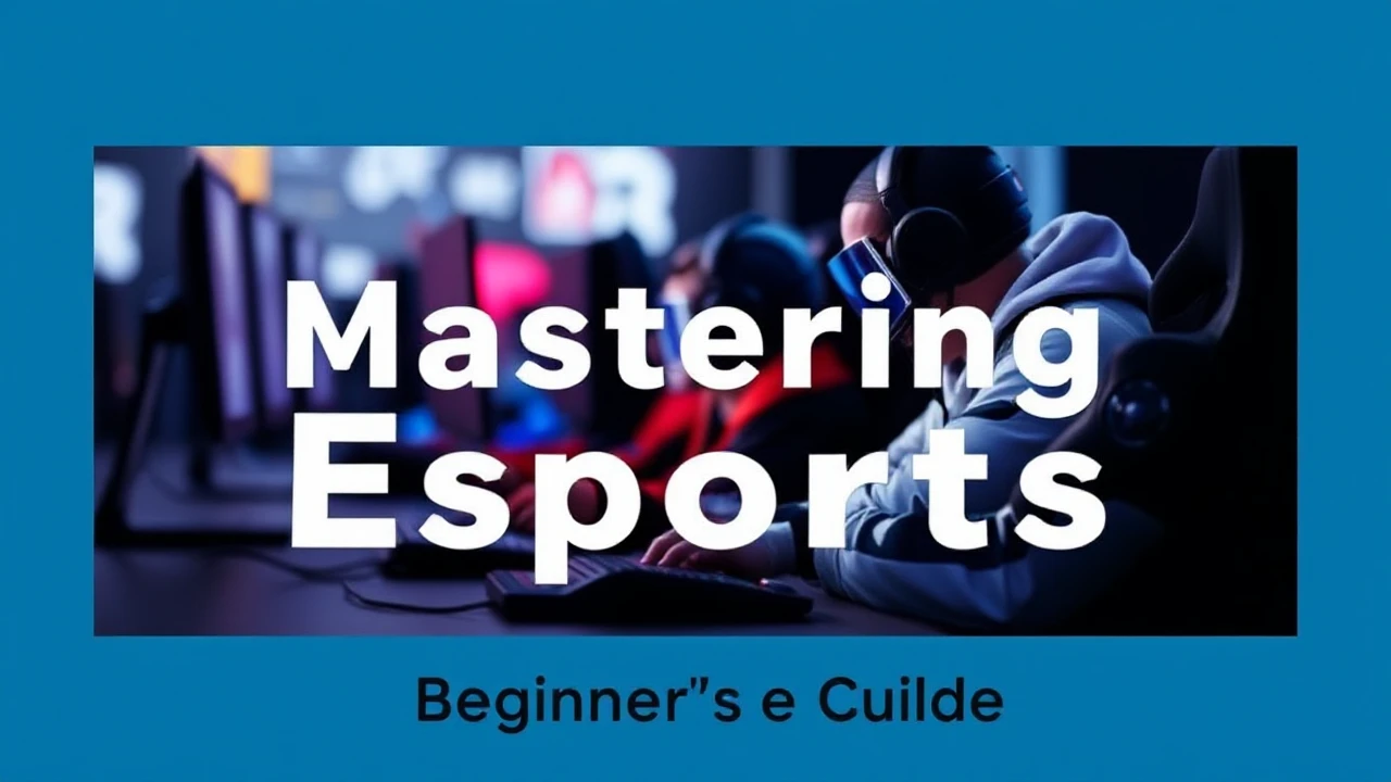 Mastering Esports: A Beginner's Guide to Professional Gaming