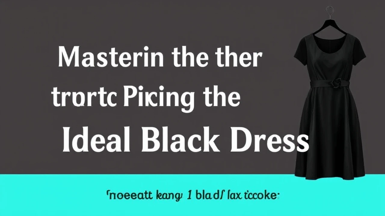 Mastering the Art of Picking the Ideal Little Black Dress