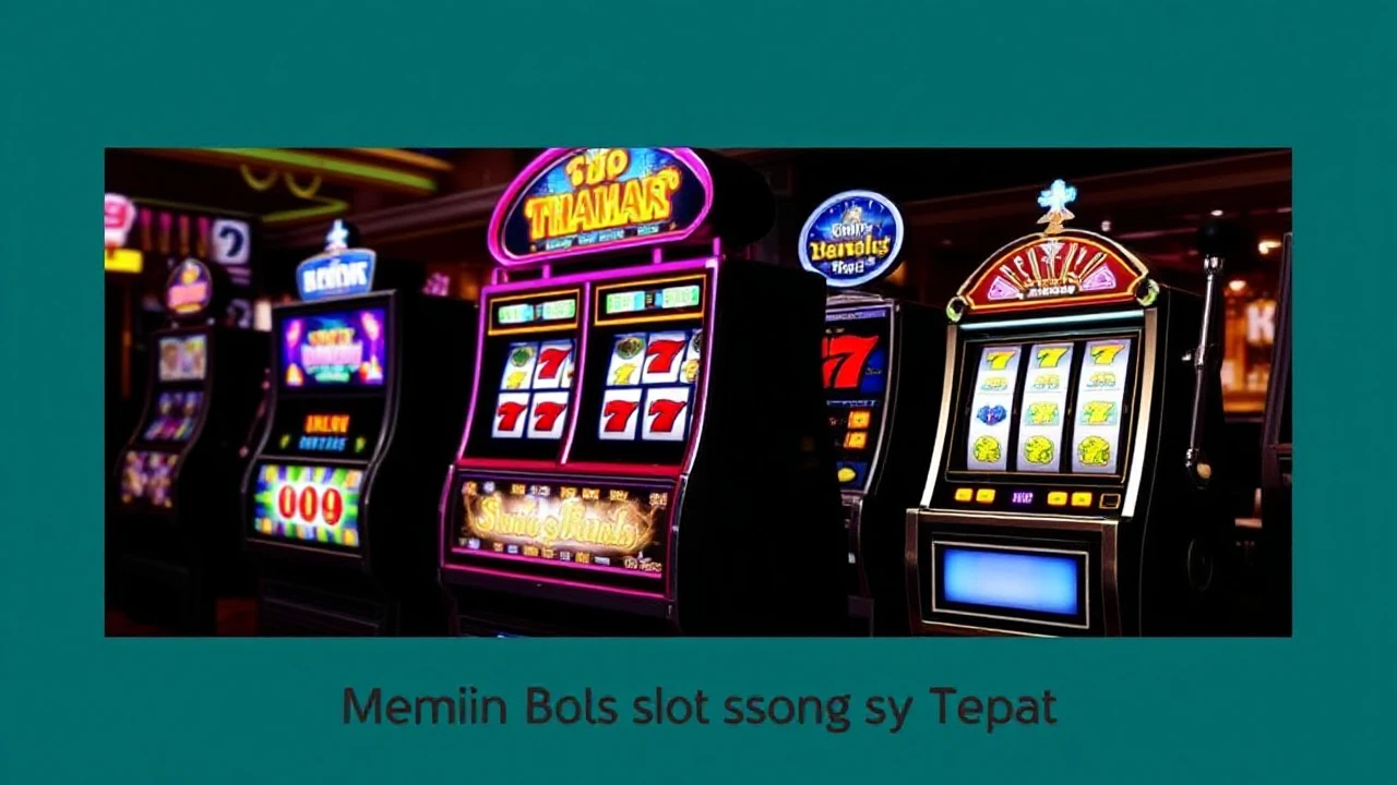 Tips Rahasia Memilih Mesin Slot Casino yang Tepat