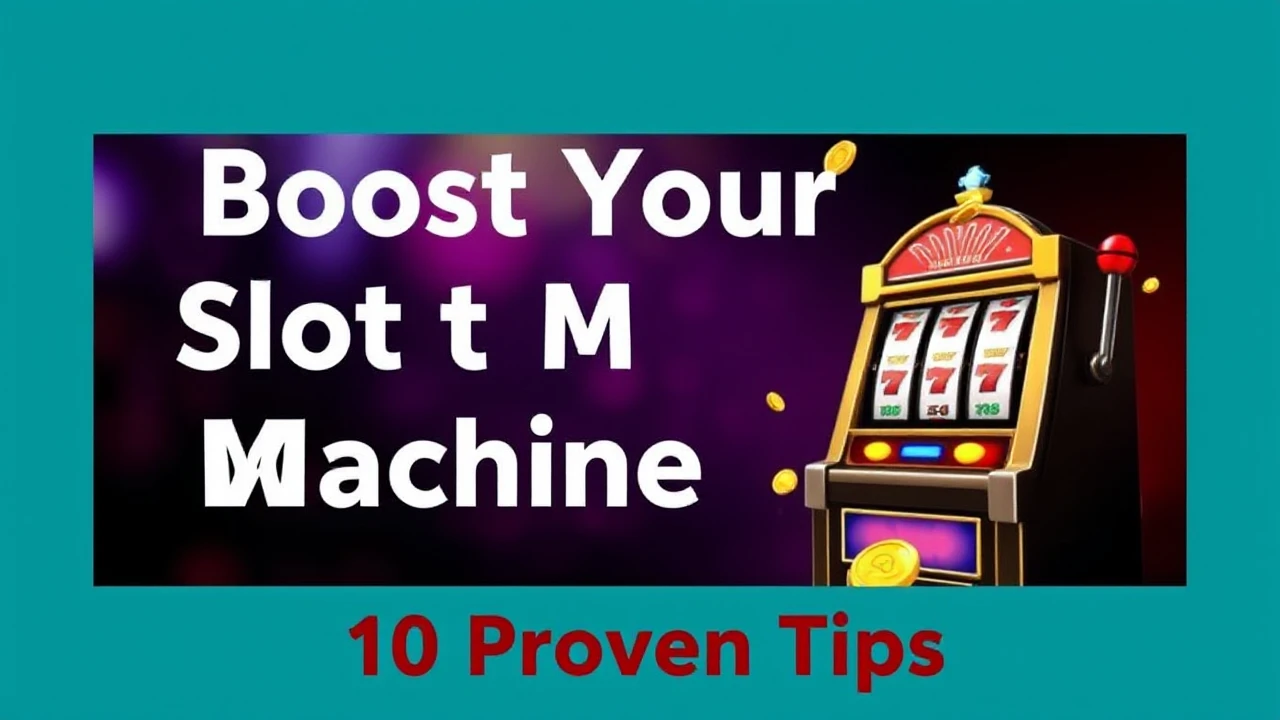 Boost Your Slot Machine Winnings: 10 Proven Tips