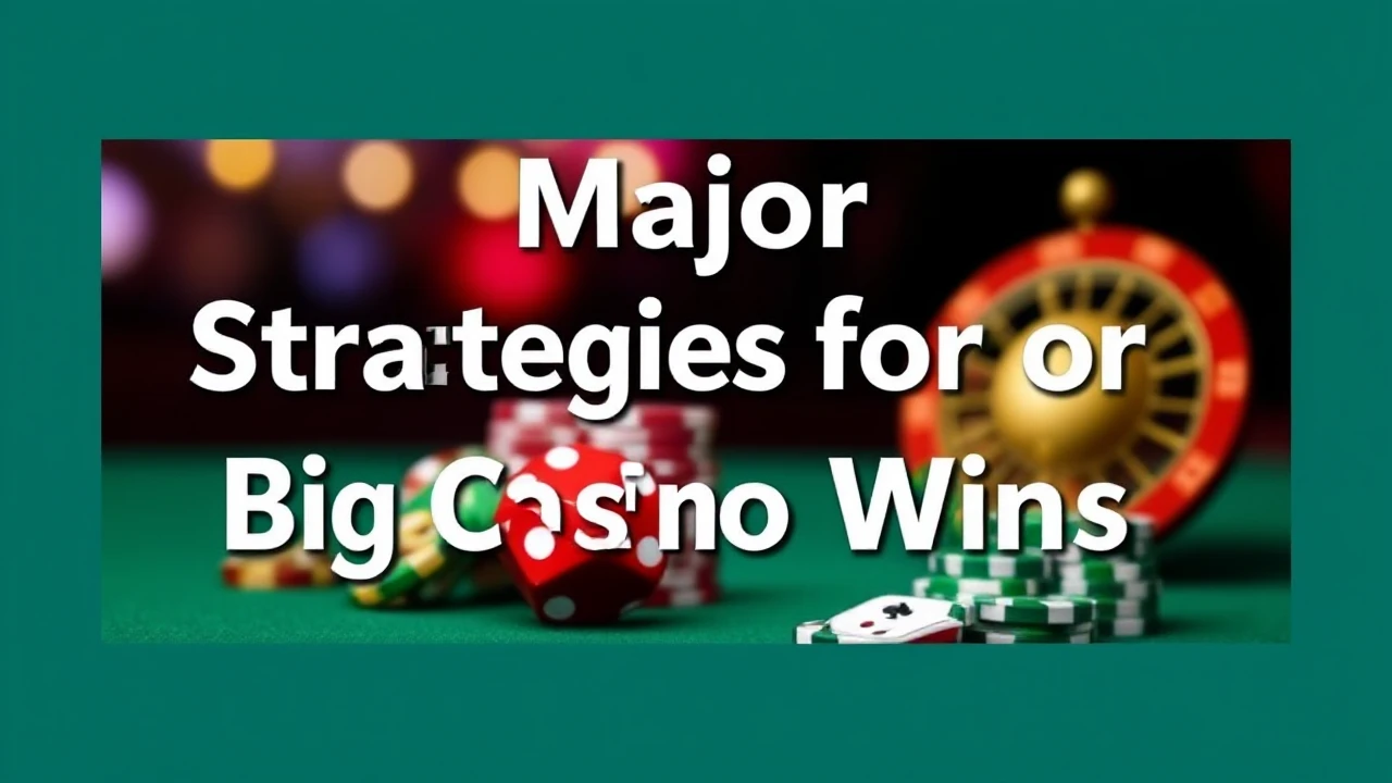 Major Strategies for Big Casino Wins