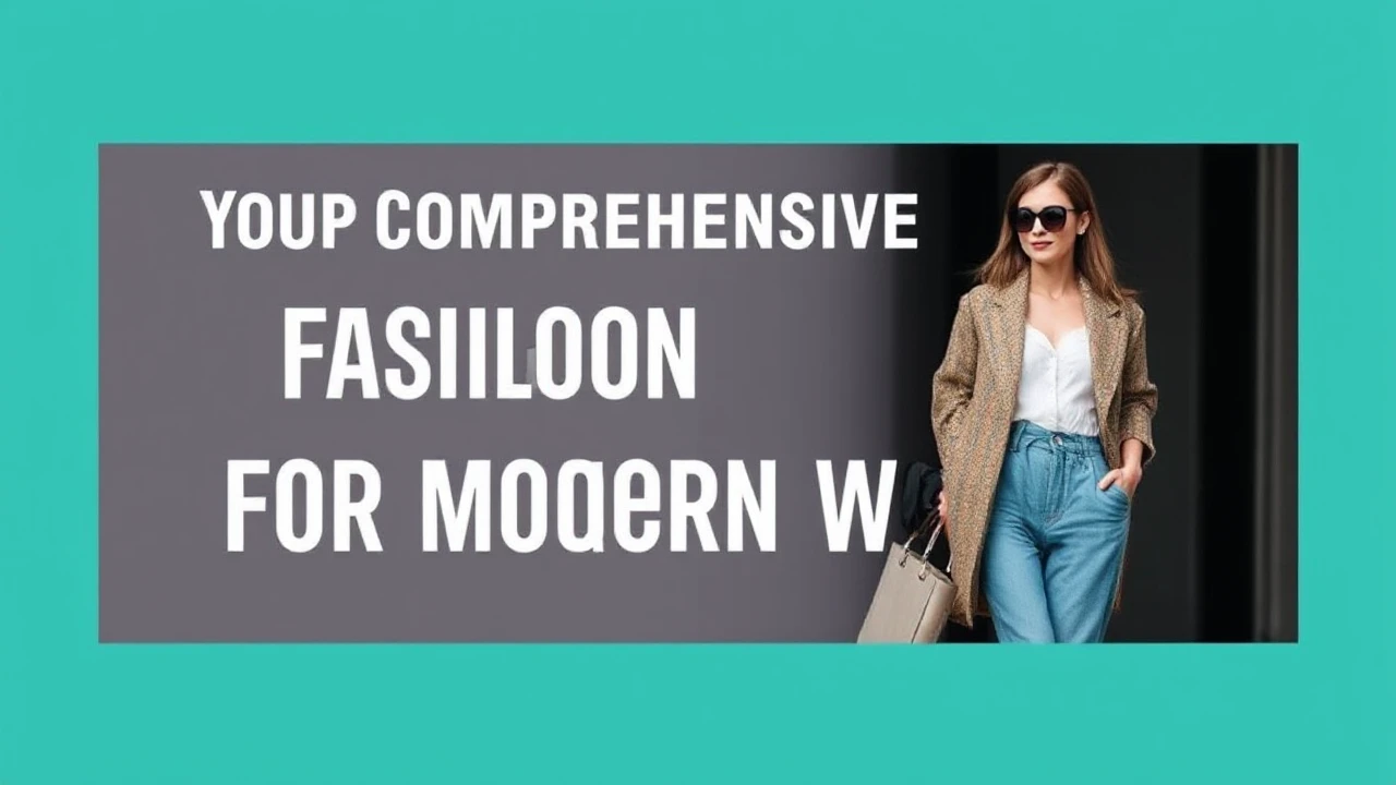 Your Comprehensive Handbook to Fashion Trends for the Modern Woman