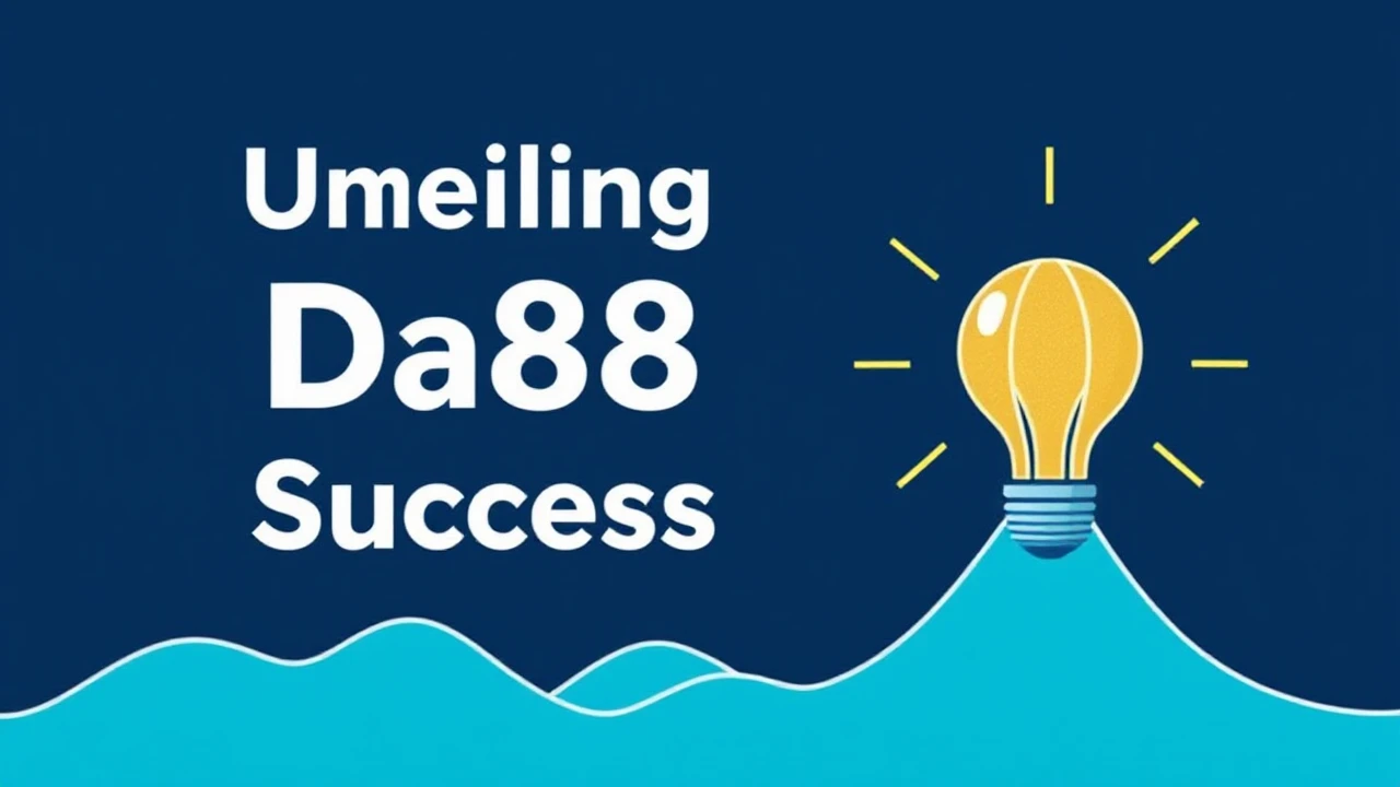 Unveiling Da88 Success Secrets: Insider Tips for Achieving Your Goals